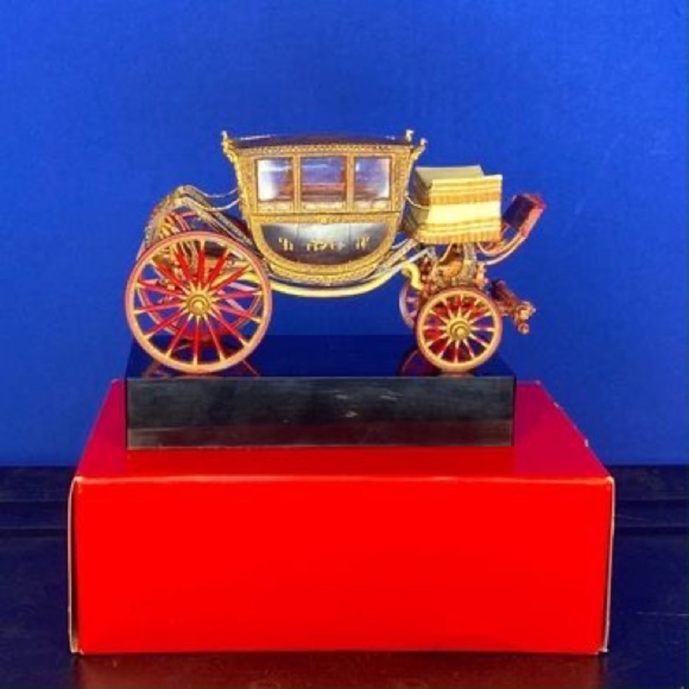 Antique Miniature Carriage / Miniatura de la Carroza de Concha Siglo XVIII Spain - Picture 3 of 11
